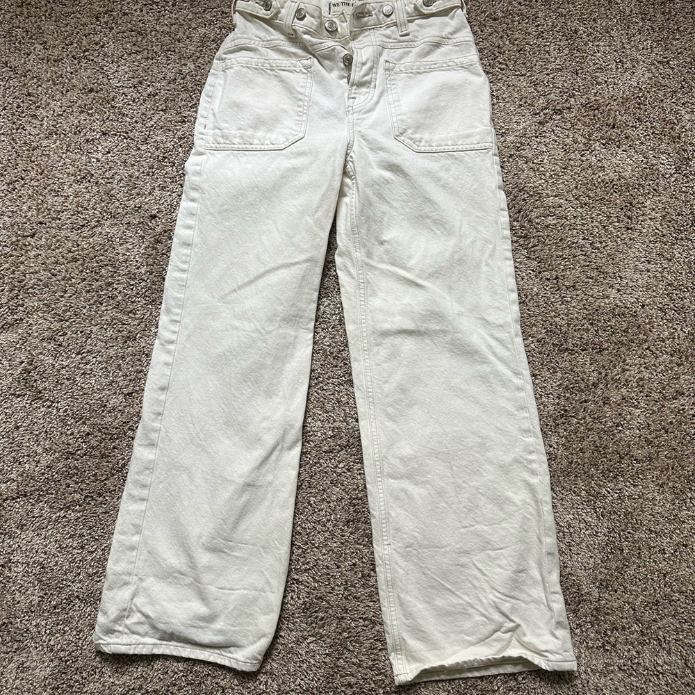 Free People Cream Women's Jeans